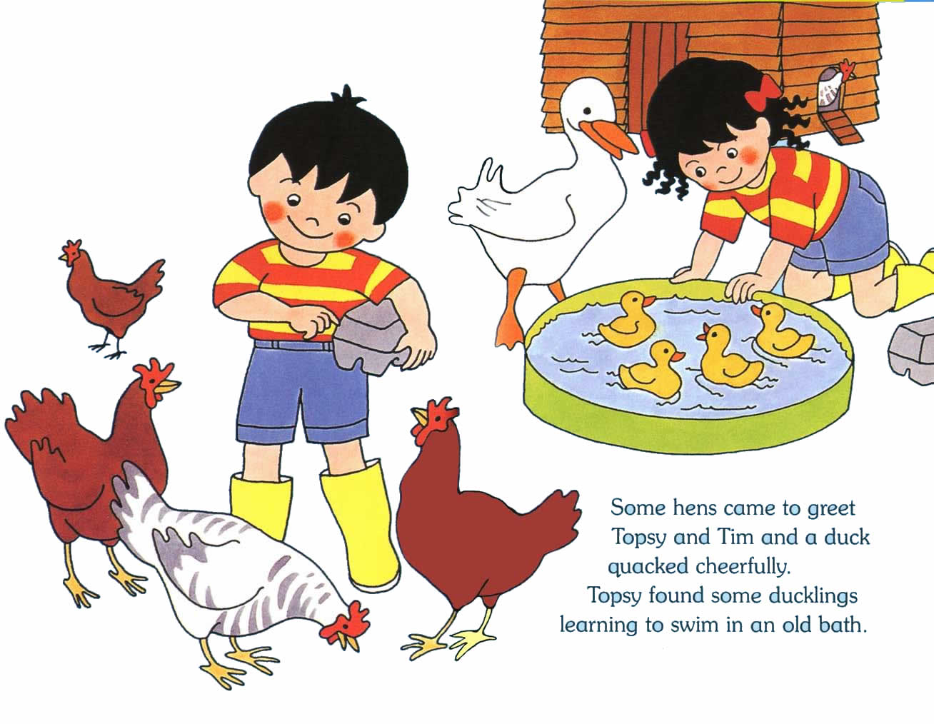 Ladybird - Topsy Tim Books - At the Farm (04),绘本,绘本故事,绘本阅读,故事书,童书,图画书,课外阅读